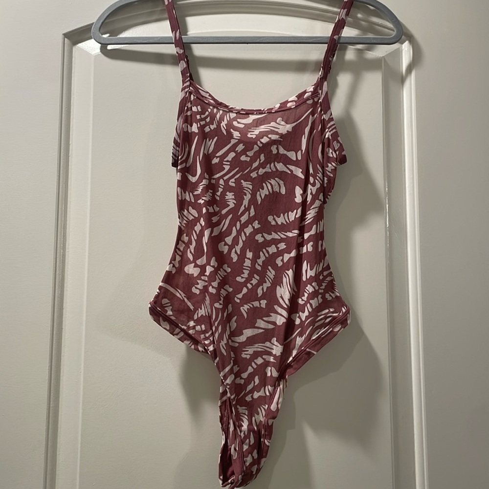 Skims sheer logo bodysuit